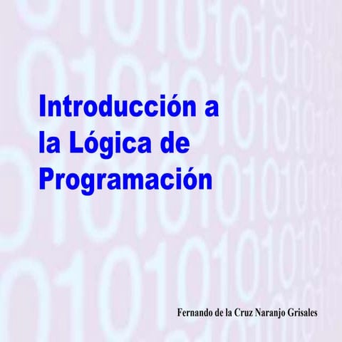Lógica de programación | PPTX