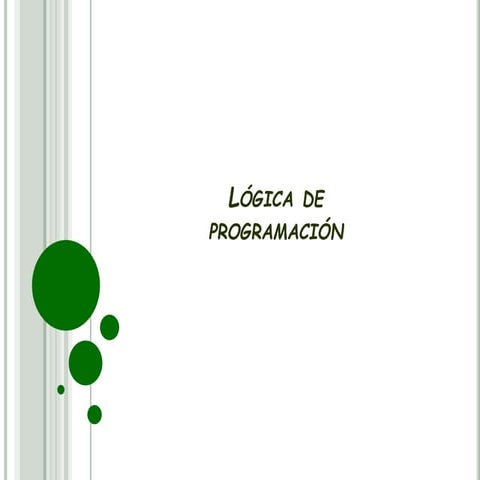 Lógica de programación basica | PPTX
