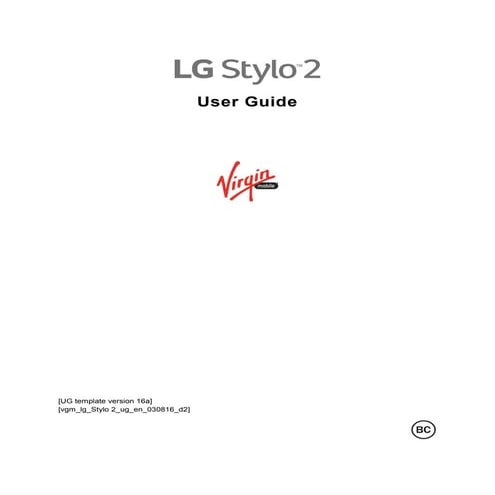 LG Stylo 2 Owner's Manual (English)