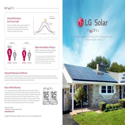 Lg solar-ne on-2-mono-silver-frame-lg410n2w-a5-solar-panel-datasheet | PDF