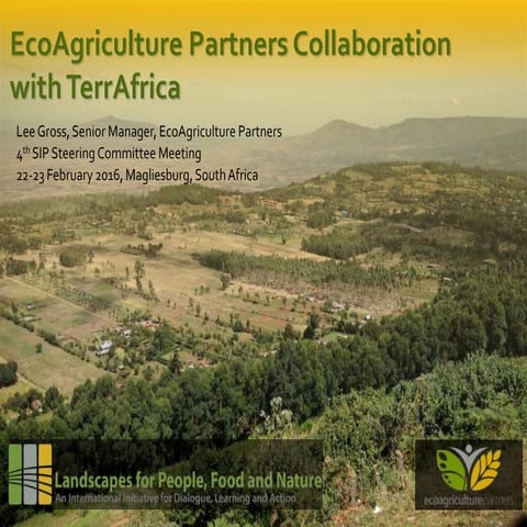 EcoAgriculture Partners Collaboration with TerrAfrica