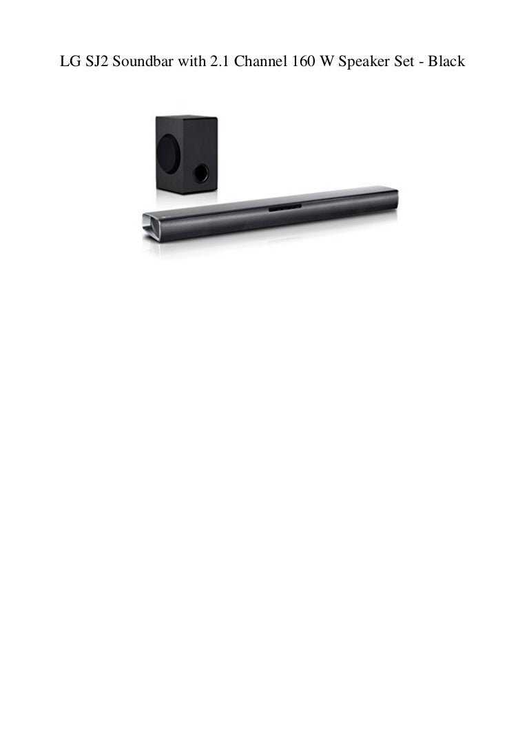 lg tv soundbar sj2