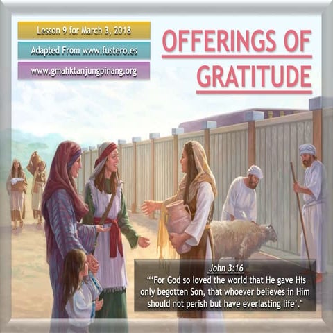Sabbath school lesson 9, 1st quarter of 2018 | PPTX