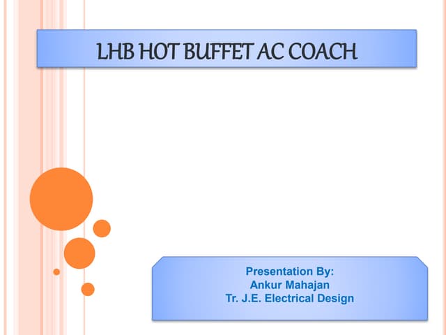 Lhb ac buffet car