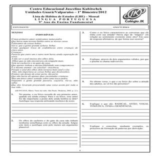 Lhe mensal-portugues-9 ano