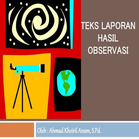 Laporan hasil observasi lho lho kelas x sma