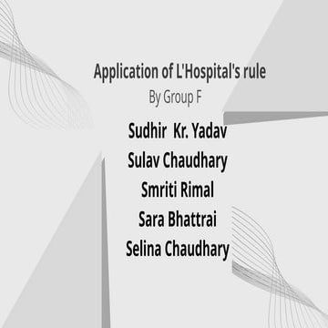 L'Hospital Rule Mathematics Presentation.pptx