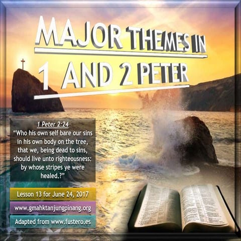 Sabbath school lesson 13, 2nd quarter of 2017