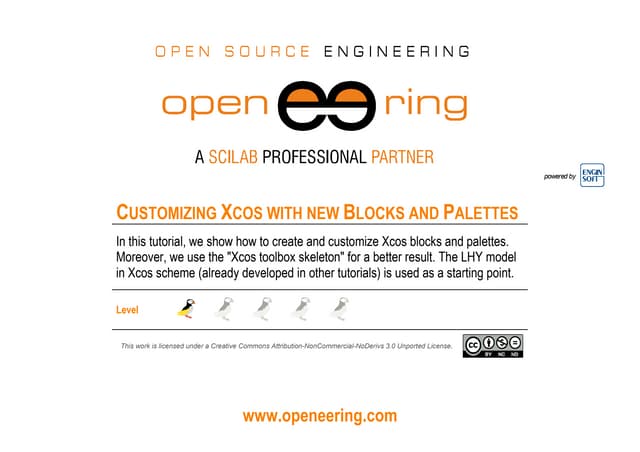Customizing Xcos with new Blocks and Palette