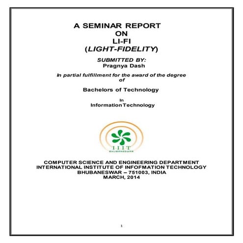 Li fi Report