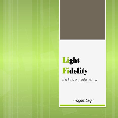 Li fi technology | PPTX