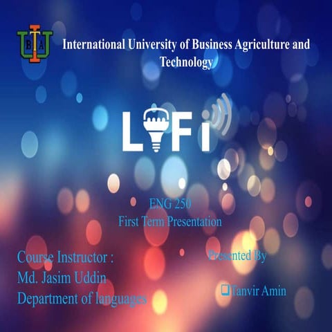 Light Fidelity (Li-Fi)