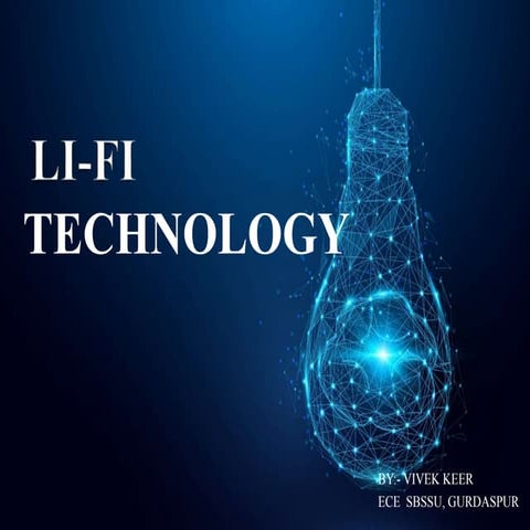 Li fi(led transmission of data) presentation