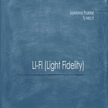 Li fi | PPSX