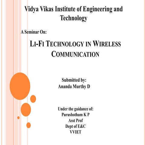 Li-Fi technology in Wireless Communication