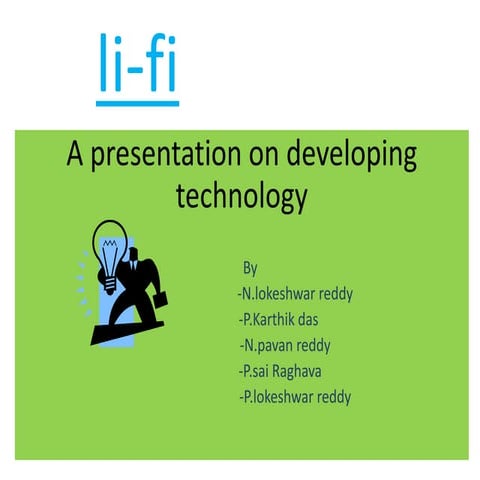 Li fi  ppt