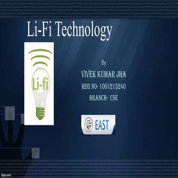 Li fi presentation | PPTX