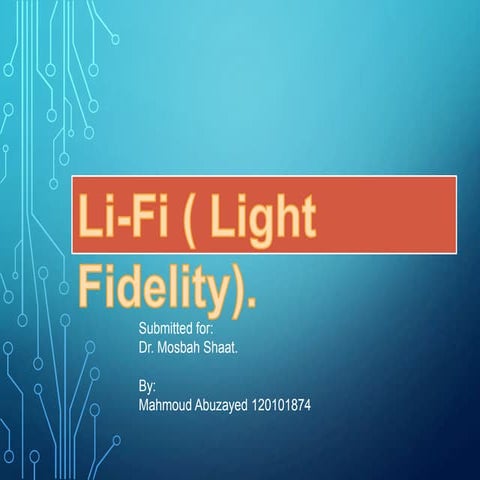 Li fi | PPTX