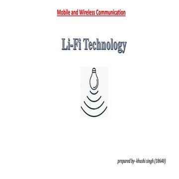 Li fi technology | PPTX