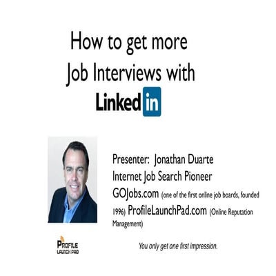 How to Get More Job Interviews with LinkedIn