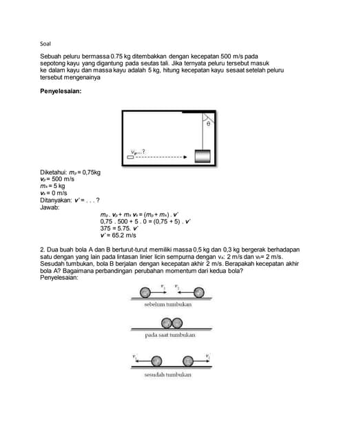 contoh soal menghitung momen ultimate pada balok | PDF