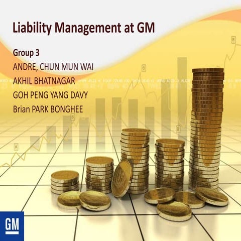 Liability management at GM