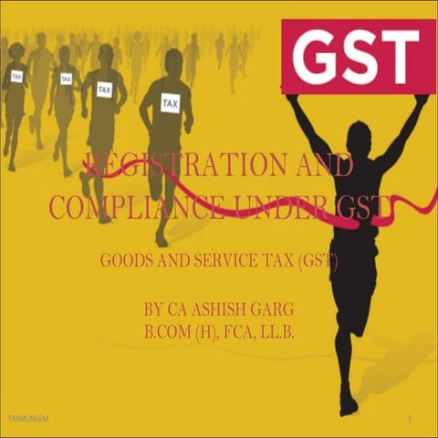 Indian GST Registration and Compliances 