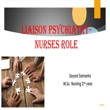 Liaison Psychiatry Nursing
