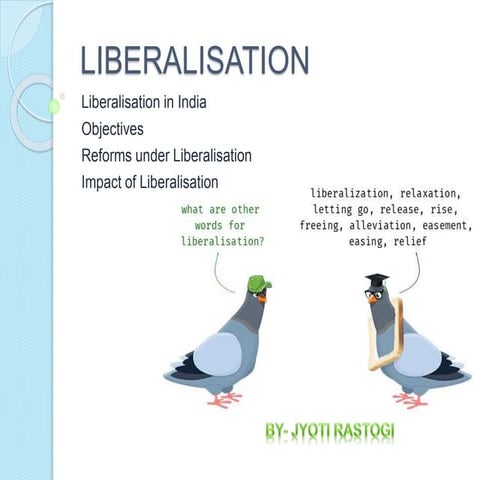 Liberalisation