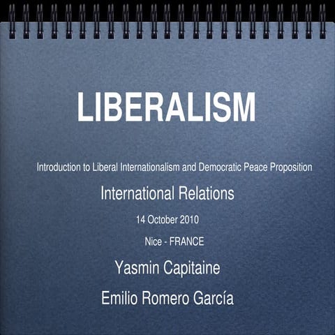 Liberalism - IEHEI students 2010-2011