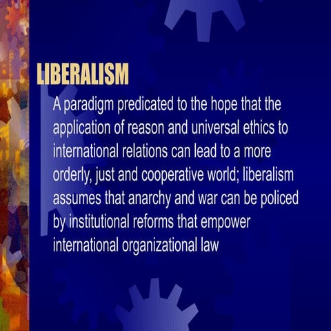 Liberalism and Marxism