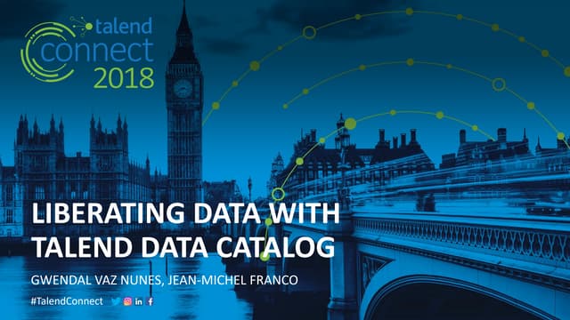 Liberating data with Talend Data Catalog