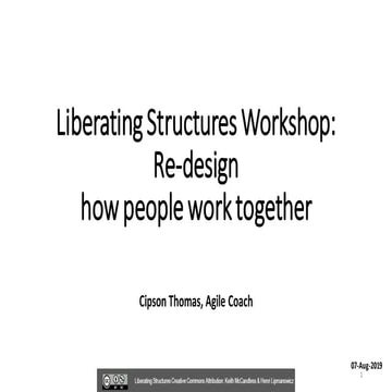 Liberating structures   cipson slide share