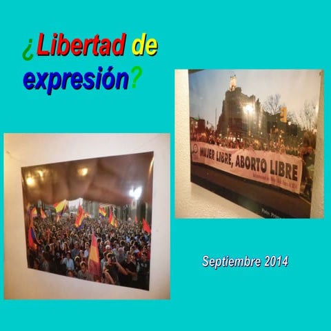 Libertad de expresión