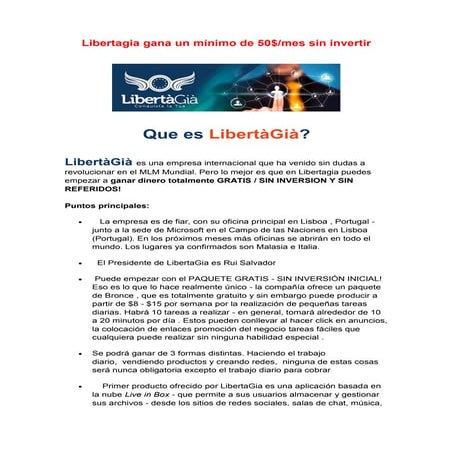 Libertagia red de negocios