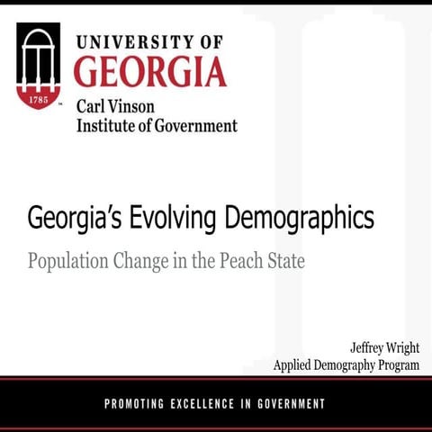 Progress Through People Luncheon Georgia's Evolving Demographics