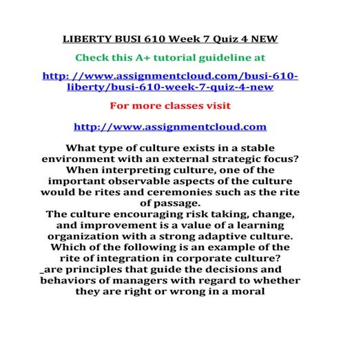 Liberty busi-610-week-7-quiz-4-new
