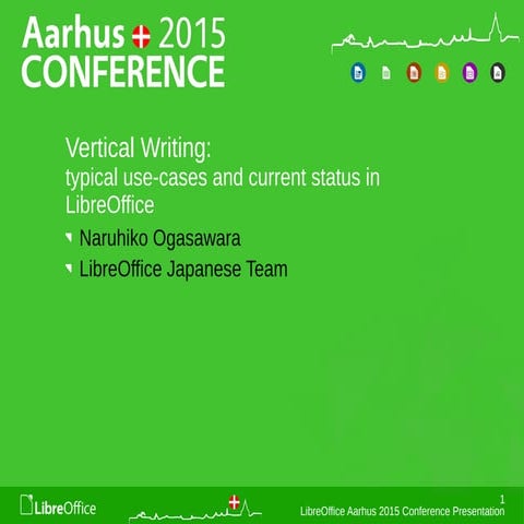 Vertical Writing: typical use-cases and current status in LibreOffice