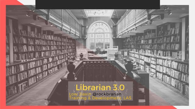 Librarian 3.0