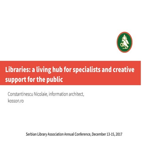 Libraries a living hub | PDF
