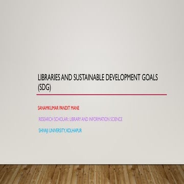 LibrariesSustainableDevlopmentGoals.pptx