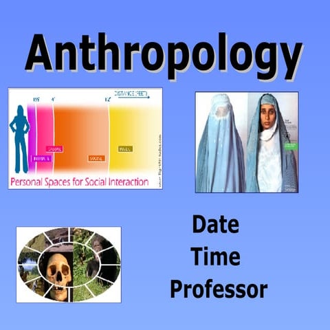 Library Instruction for Anthropology | PPT