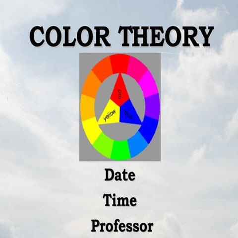 Library Instruction for Color Theory (Brief)