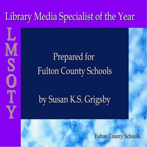 Library Media Specialist Of The Year