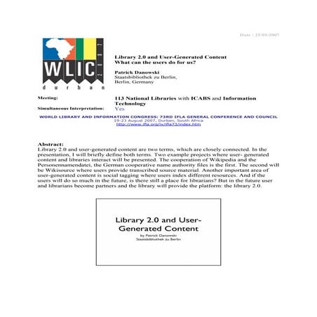 Library 2.0 web