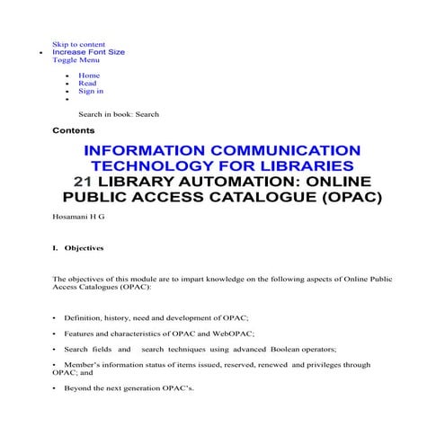 web opac | PPT