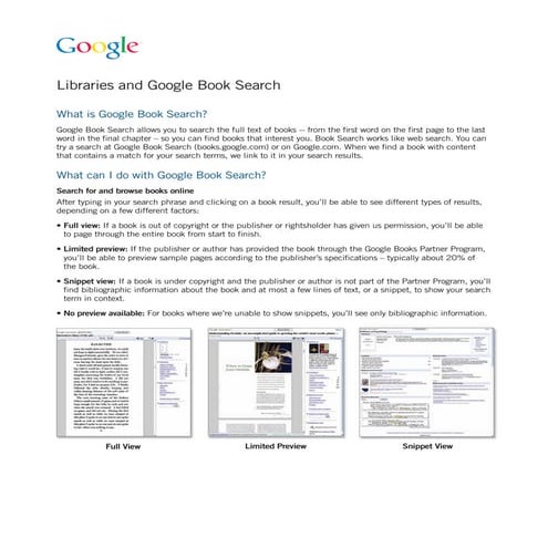 google books | PPT