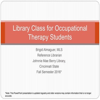 Libraryclassforoccupationaltherapys...
