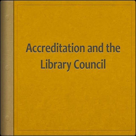 Library council Meeting Nov 2 2012