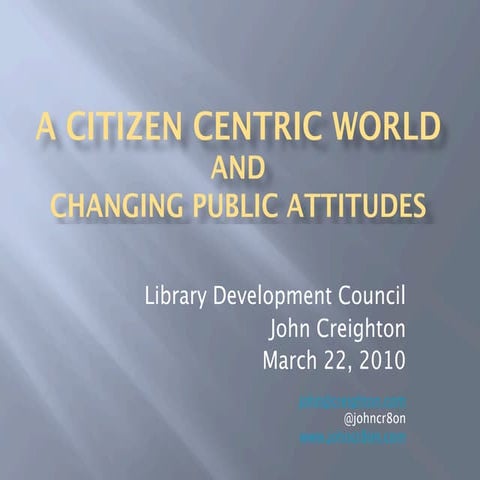 Library Development Council   Citizen Centric